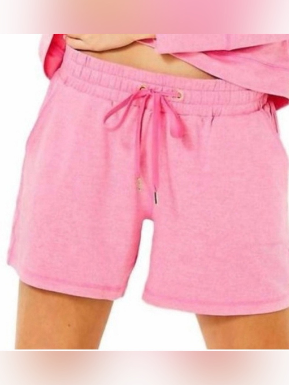 LILLABETH UPF 50+ SHORT, HEATHERED CONFETTI PINK
